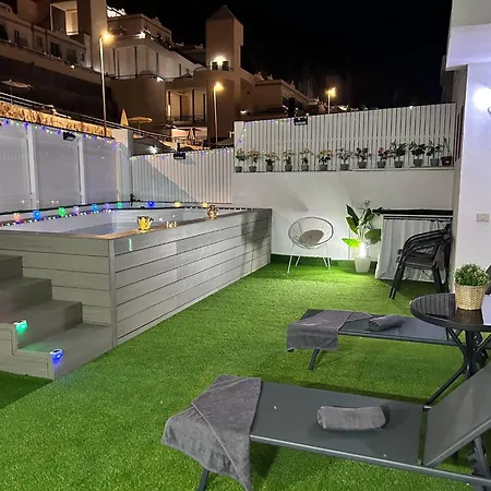 Big Puerto Rico With Heated Saltwater Jacuzzi Pool & Bbq & Private Parking * Puerto Rico (Gran Canaria)