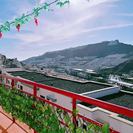 Lägenhet Big Puerto Rico With Heated Saltwater Jacuzzi Pool & Bbq & Private Parking Puerto Rico (Gran Canaria)